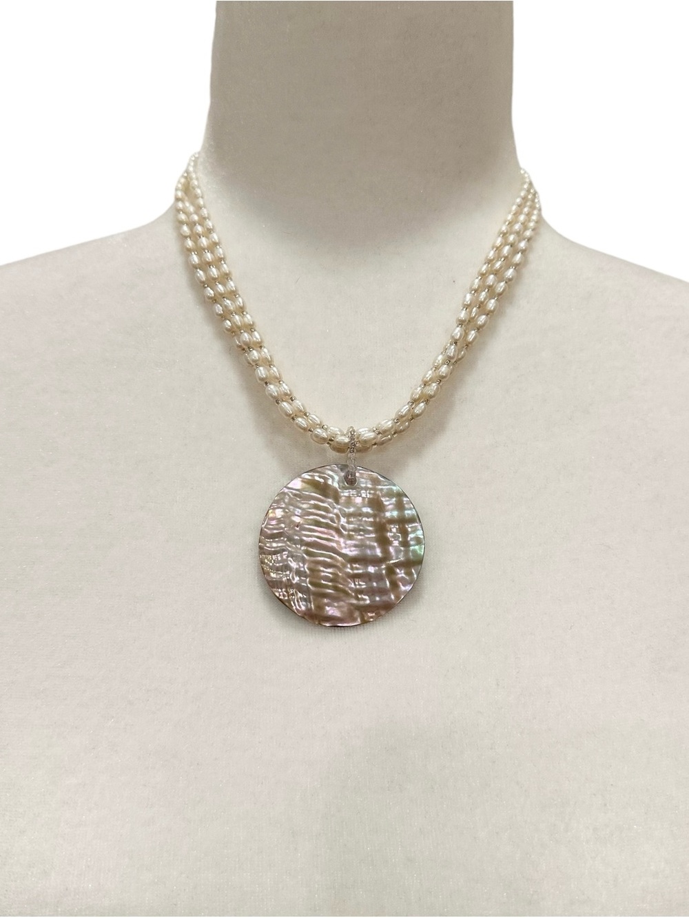 Authentic Abalone and Pearl Necklace